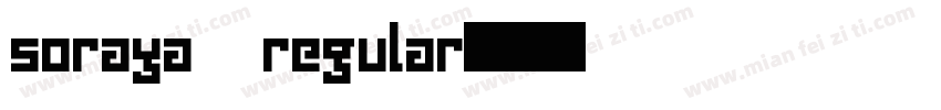 soraya regular字体转换